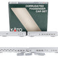 Kato 106-1502 N Scale ATSF Corrugated Passenger Car Set (Set A) LN/Box