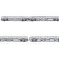 Kato 106-1502 N Scale ATSF Corrugated Passenger Car Set (Set A) LN/Box