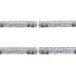 Kato 106-6005 N Scale Santa Fe Super Chief Passenger Cars - Set C (Set of 4) LN/Box