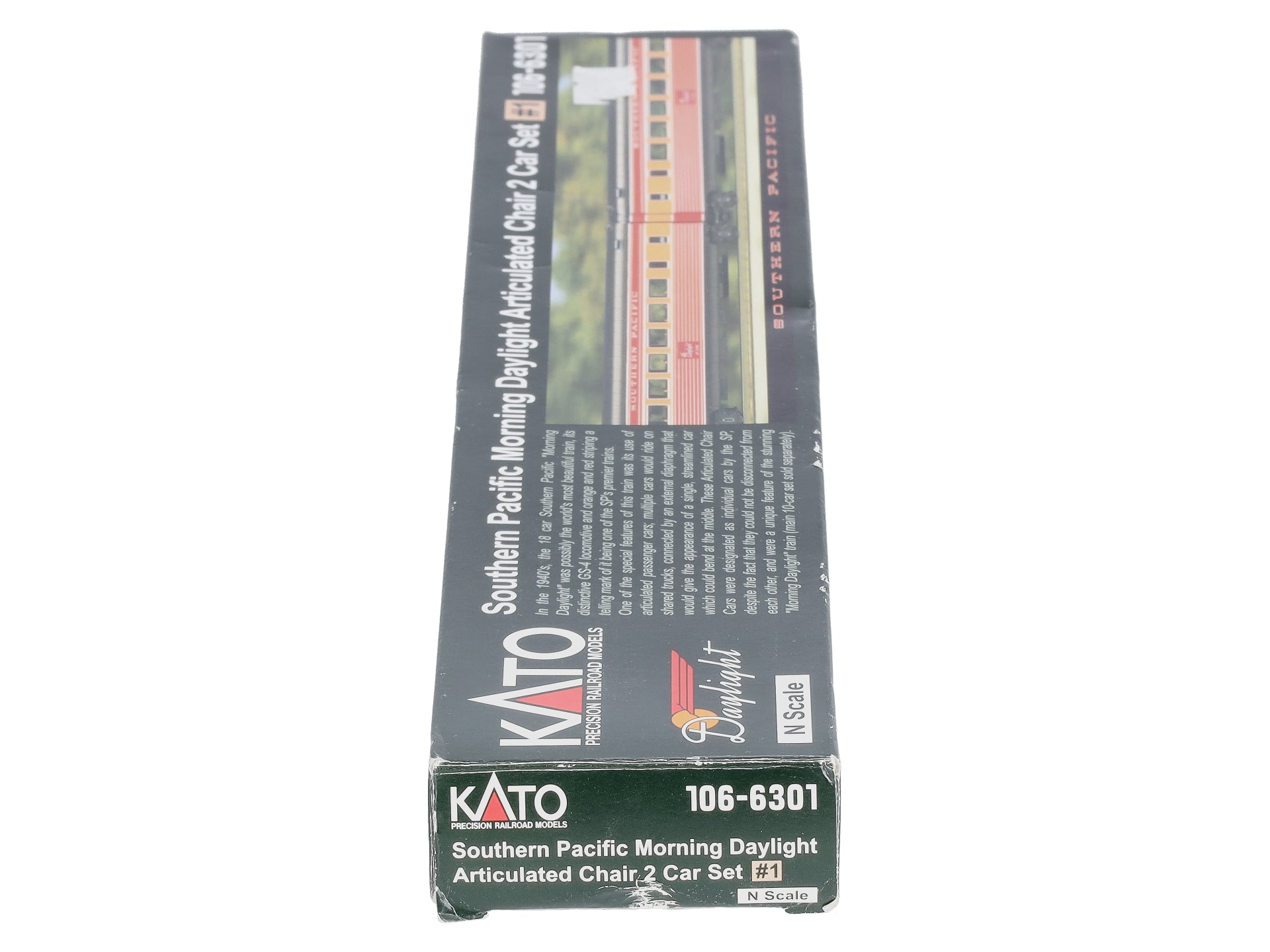 Kato 106-6301 N SP Morning Daylight Articulated Chair Car #1 (Set of 2)