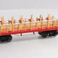 Lionel 6-81984 O Christmas General Flatcar with Reindeer Load #1887