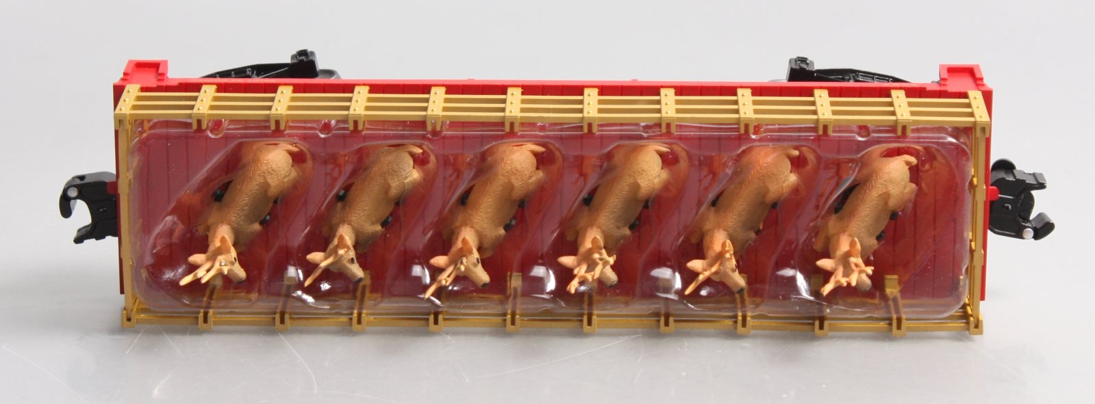 Lionel 6-81984 O Christmas General Flatcar with Reindeer Load #1887
