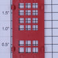 Lionel 14236-12 Red Window Frame