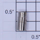 Lionel 1661E-31 Nickel Brush Holder Tube