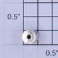 Lionel 1661E-31 Nickel Brush Holder Tube
