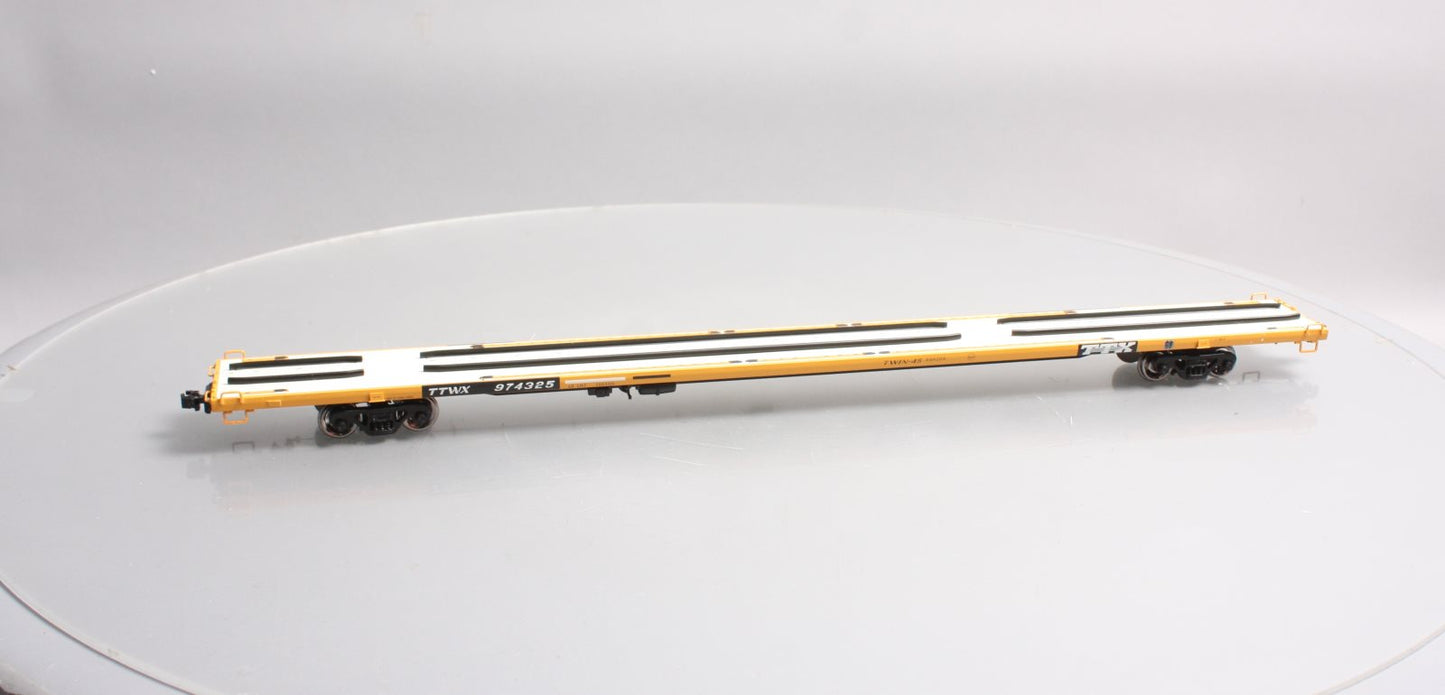 Atlas 7986-1 O Scale TTX 89'4" Flat Car #974325 (2-Rail) NIB