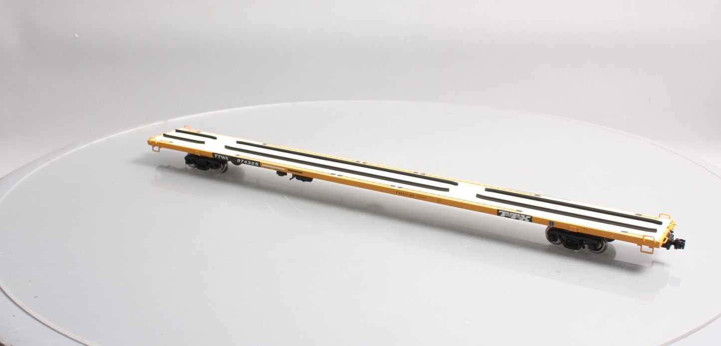 Atlas 7986-1 O Scale TTX 89'4" Flat Car #974325 (2-Rail) NIB