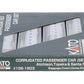 Kato 106-1603 N Scale ATSF Corrugated Passenger Car (Set B) NIB