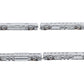 Kato 106-1603 N Scale ATSF Corrugated Passenger Car (Set B) NIB