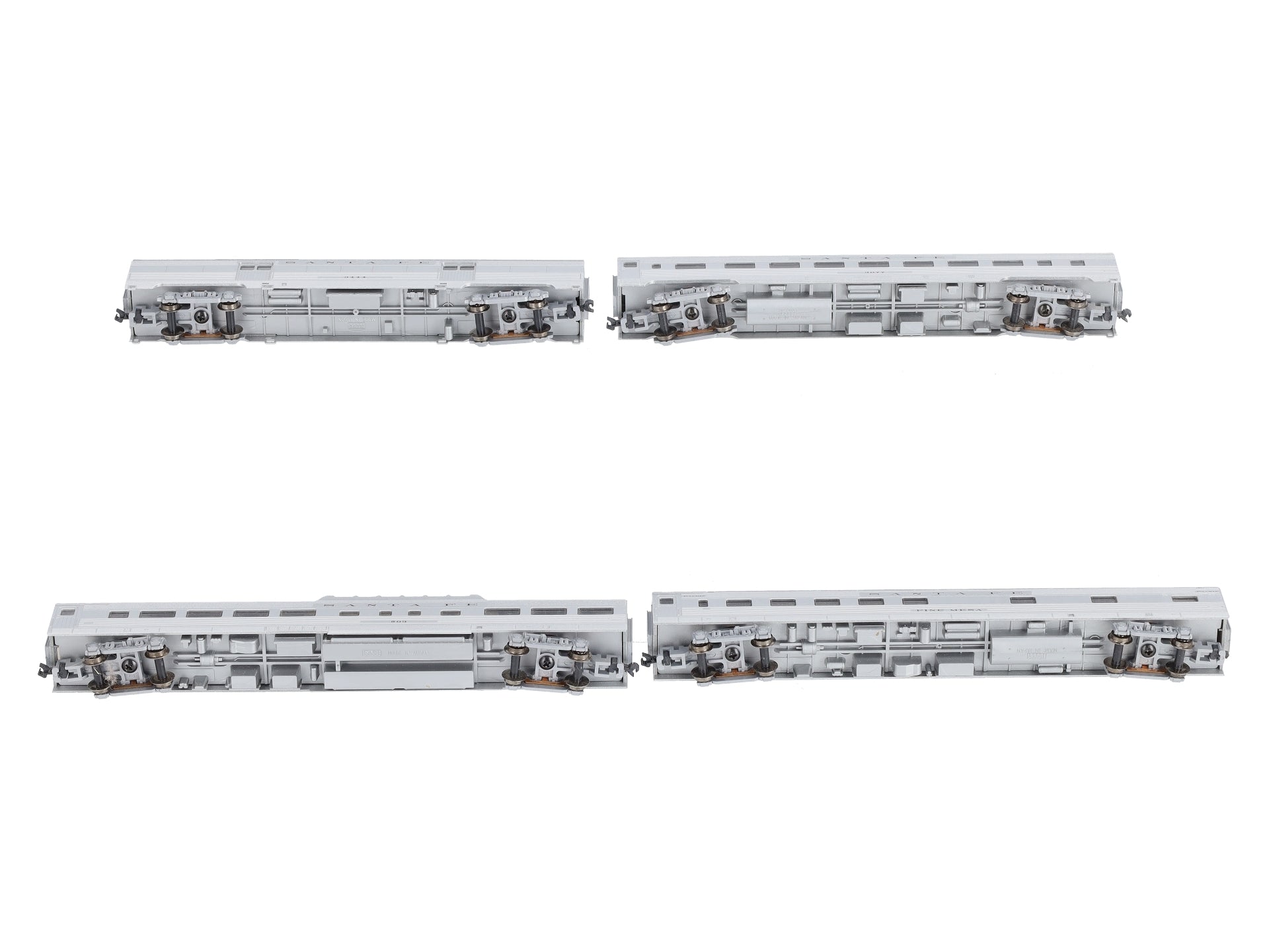 Kato 106-1603 N Scale ATSF Corrugated Passenger Car (Set B) NIB