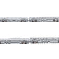 Kato 106-1604 N Scale ATSF Corrugated Passenger Car (Set B) NIB
