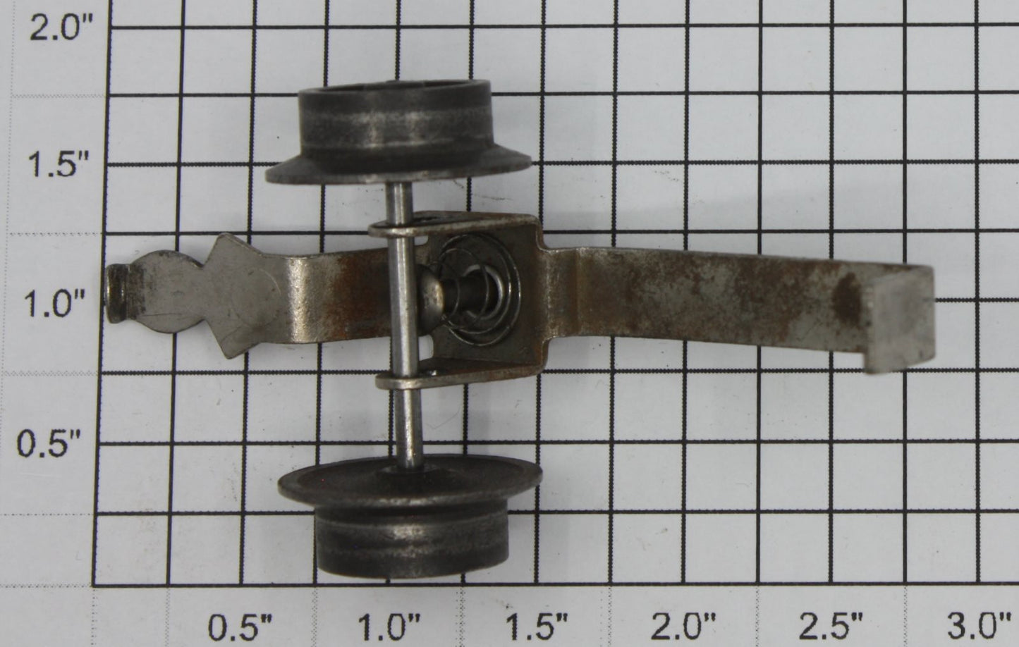 Lionel 8040-15 Nickel 2-Wheel Steam Loco Rear Truck Assembly