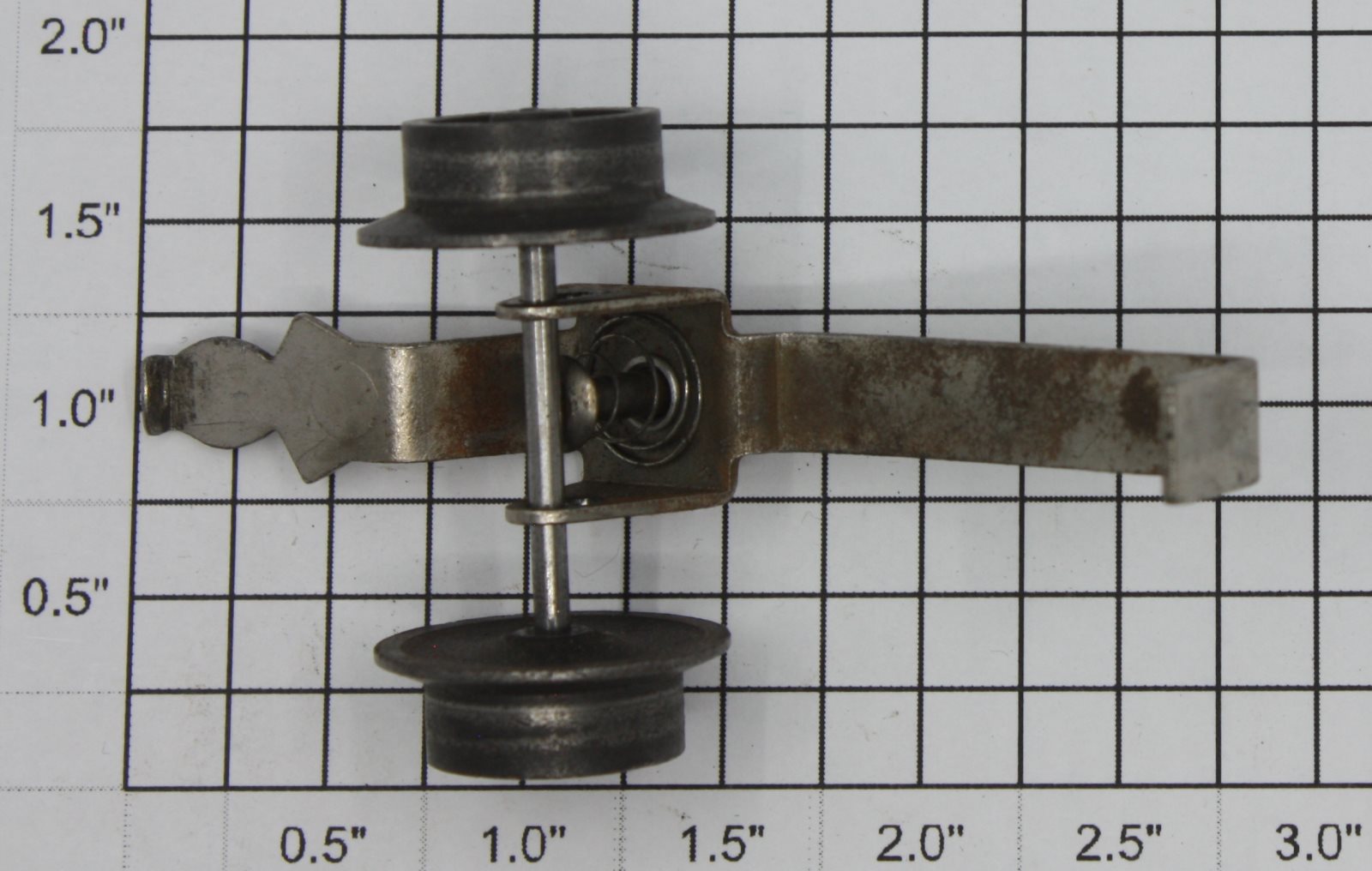 Lionel 8040-15 Nickel 2-Wheel Steam Loco Rear Truck Assembly