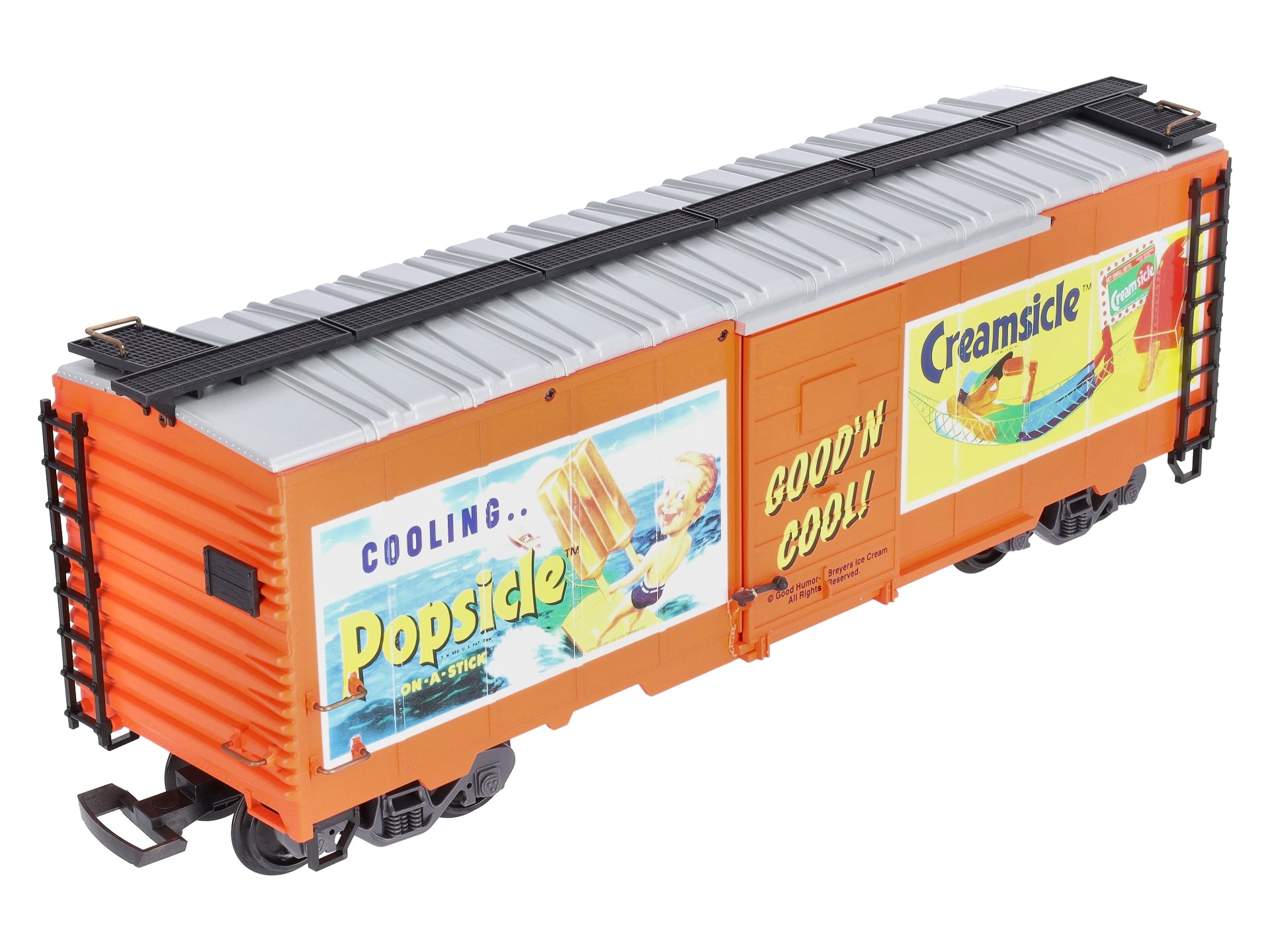 LGB 48910 G Creamsicle Popsicle Boxcar – Trainz