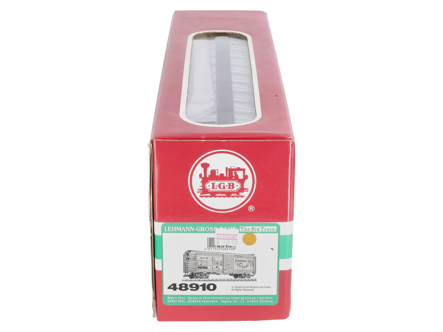 LGB 48910 G Creamsicle Popsicle Boxcar