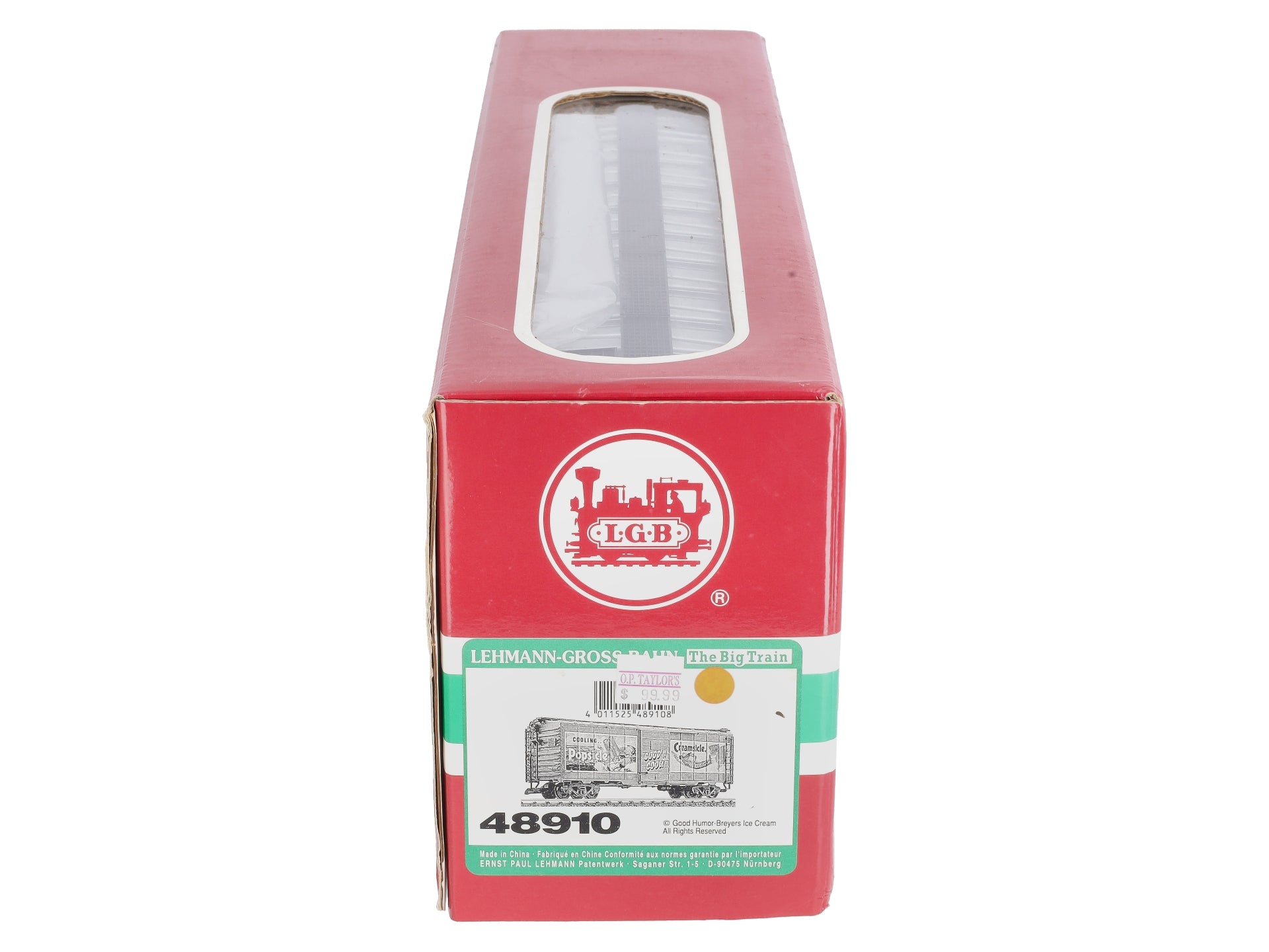 LGB 48910 G Creamsicle Popsicle Boxcar