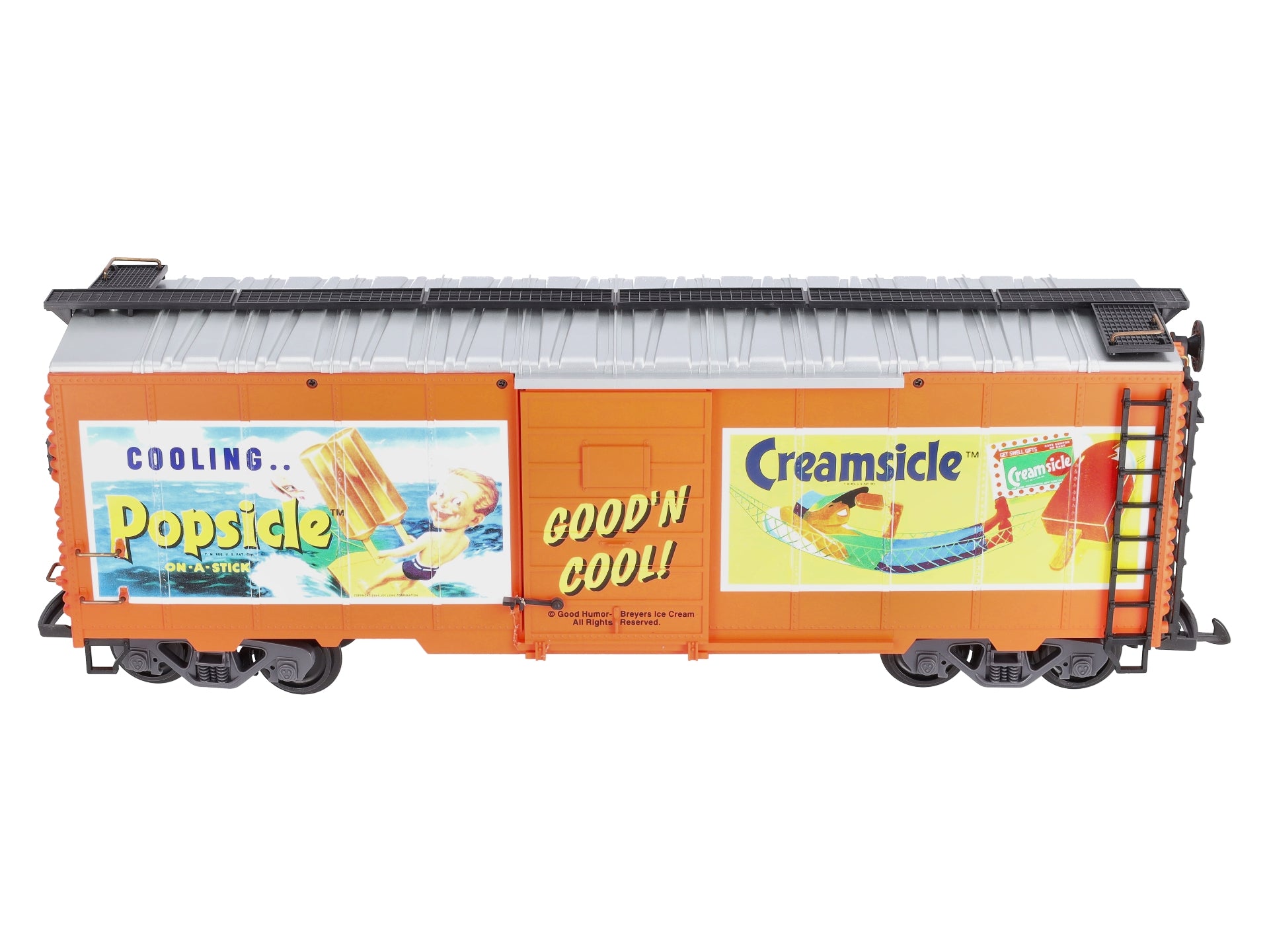 LGB 48910 G Creamsicle Popsicle Boxcar – Trainz