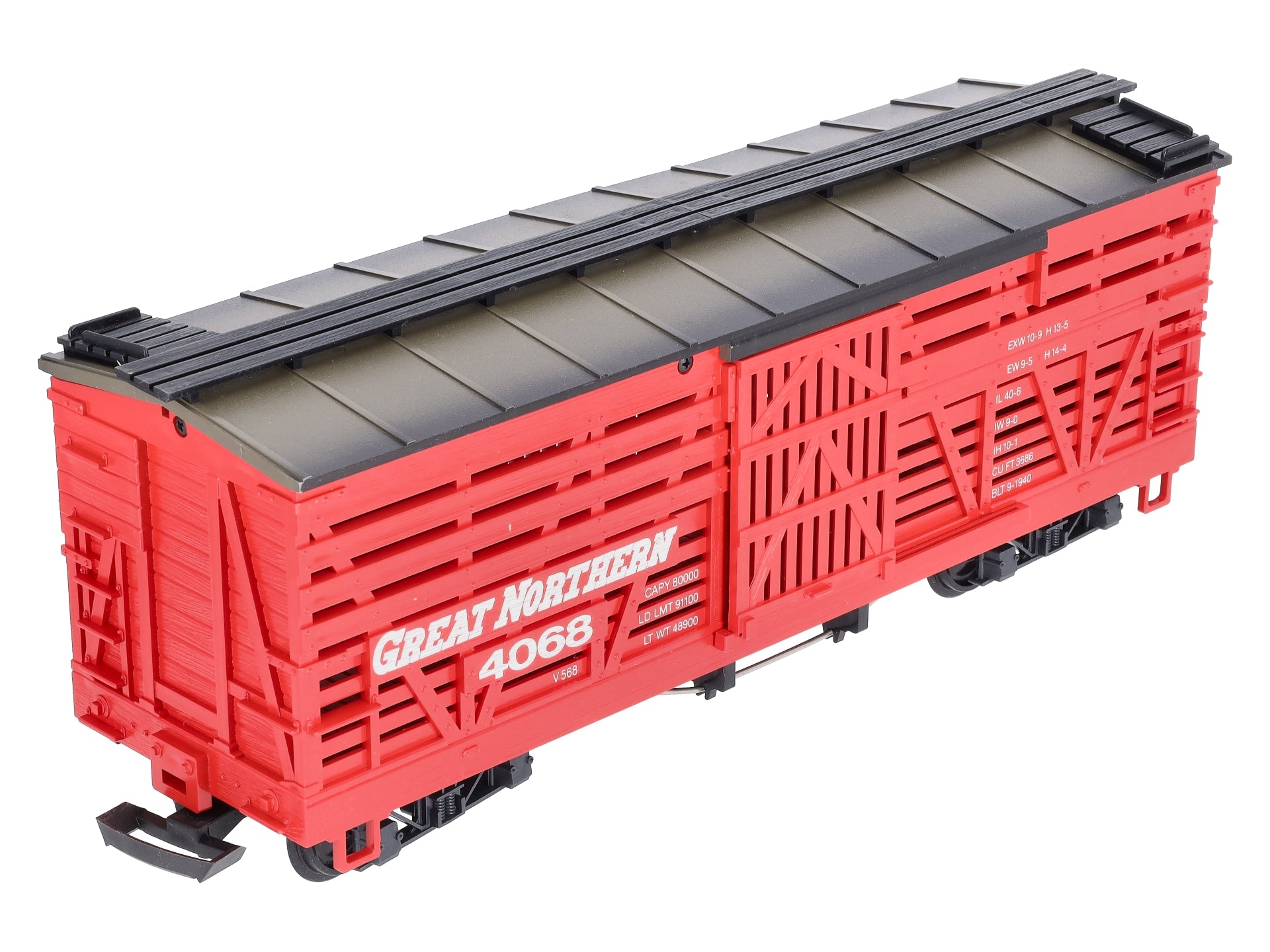 LGB 4068-N01 G Scale Great Northern Stock Car #4068 LN/Box