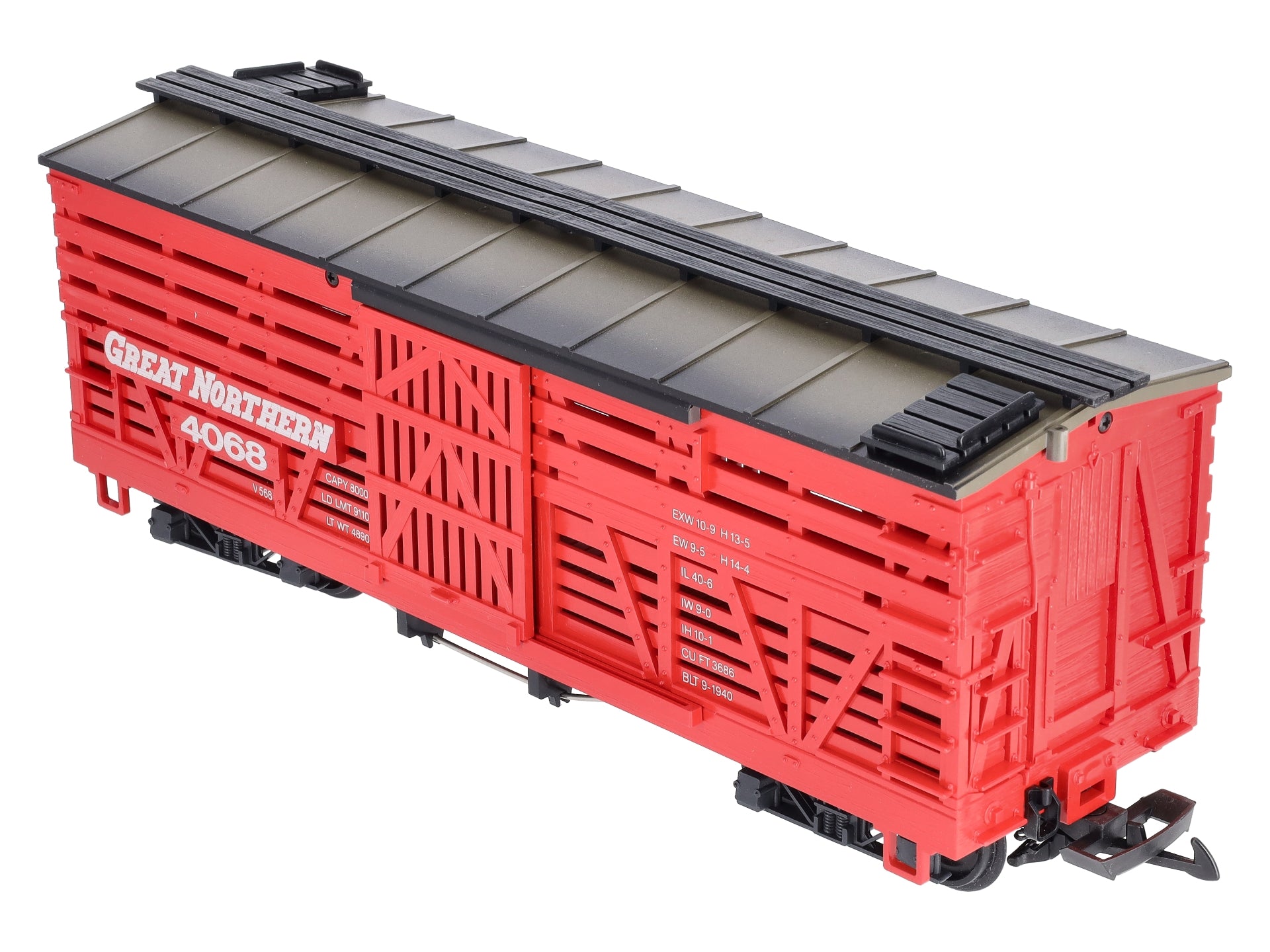 LGB 4068-N01 G Scale Great Northern Stock Car #4068 LN/Box