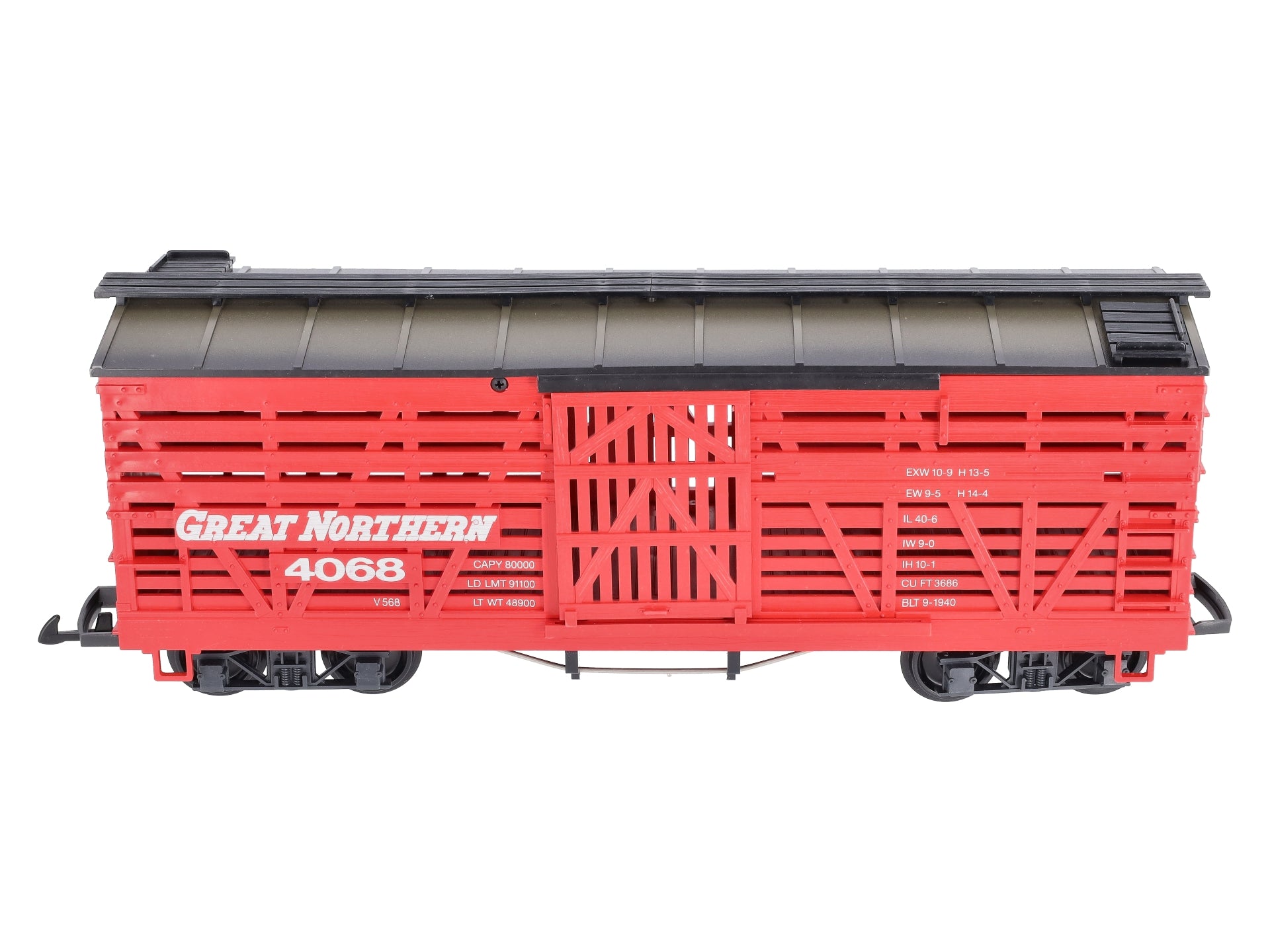 LGB 4068-N01 G Scale Great Northern Stock Car #4068 LN/Box