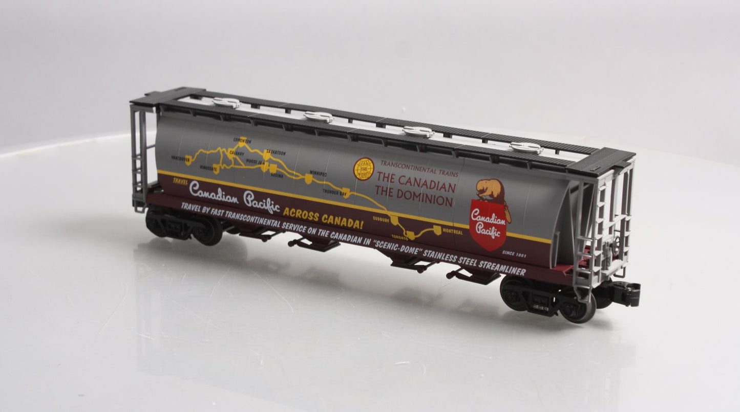 MTH 30-75709 O Scale Canadian Pacific 4-Bay Cylindrical Hopper Car LN/Box