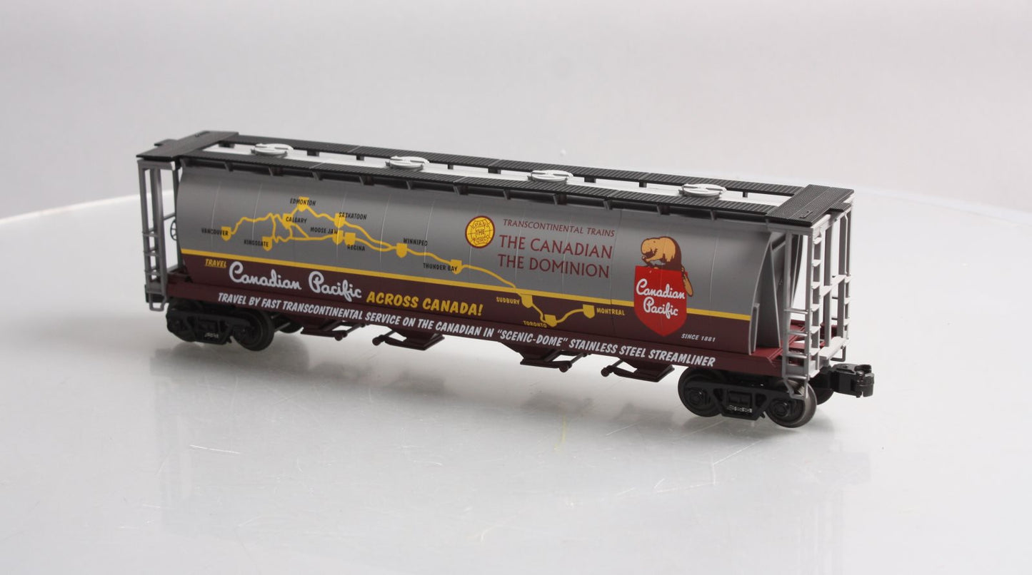 MTH 30-75709 O Scale Canadian Pacific 4-Bay Cylindrical Hopper Car LN/Box