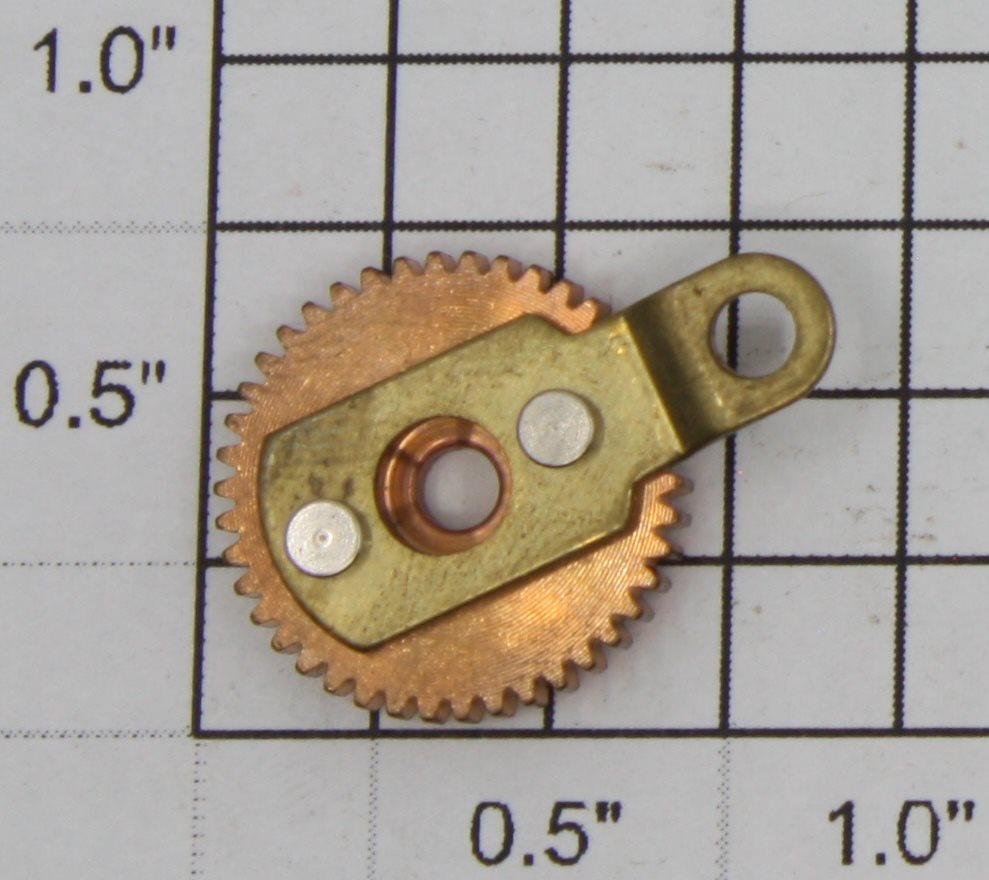 Lionel 1395-455 Gear with Riveted Eccentric Arm