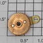 Lionel 1395-455 Gear with Riveted Eccentric Arm