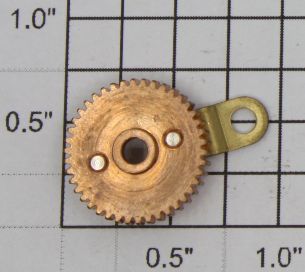 Lionel 1395-455 Gear with Riveted Eccentric Arm