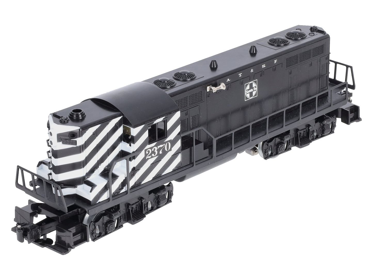 Lionel 6-18853 O Gauge AT & SF GP-9 Diesel Engine #2370 with Display Case EX/Box
