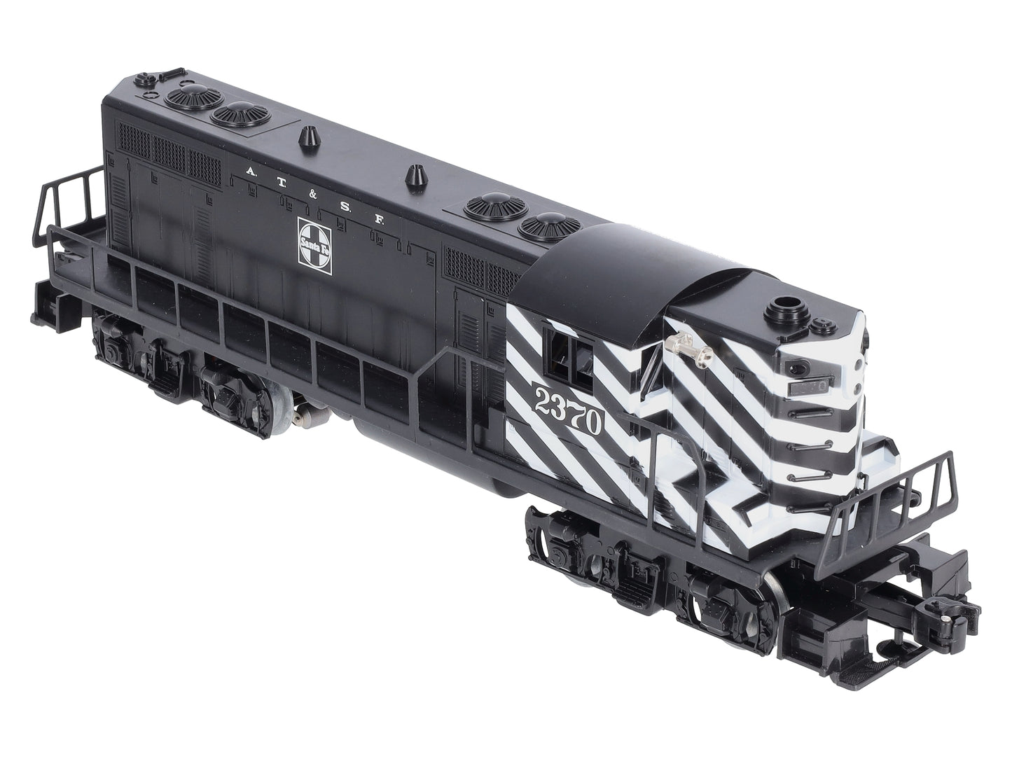 Lionel 6-18853 O Gauge AT & SF GP-9 Diesel Engine #2370 with Display Case EX/Box