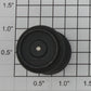 Lionel 1222-84 Geared Wheel Assembly for PRR Motorized Handcar
