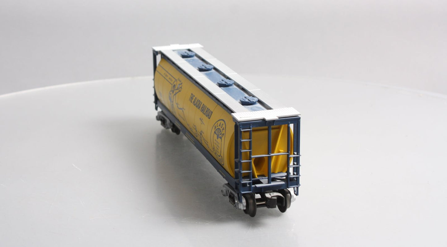 MTH 30-75225 Alaska Railroad 4-Bay Cylindrical Hopper Car #1914 MT/Box