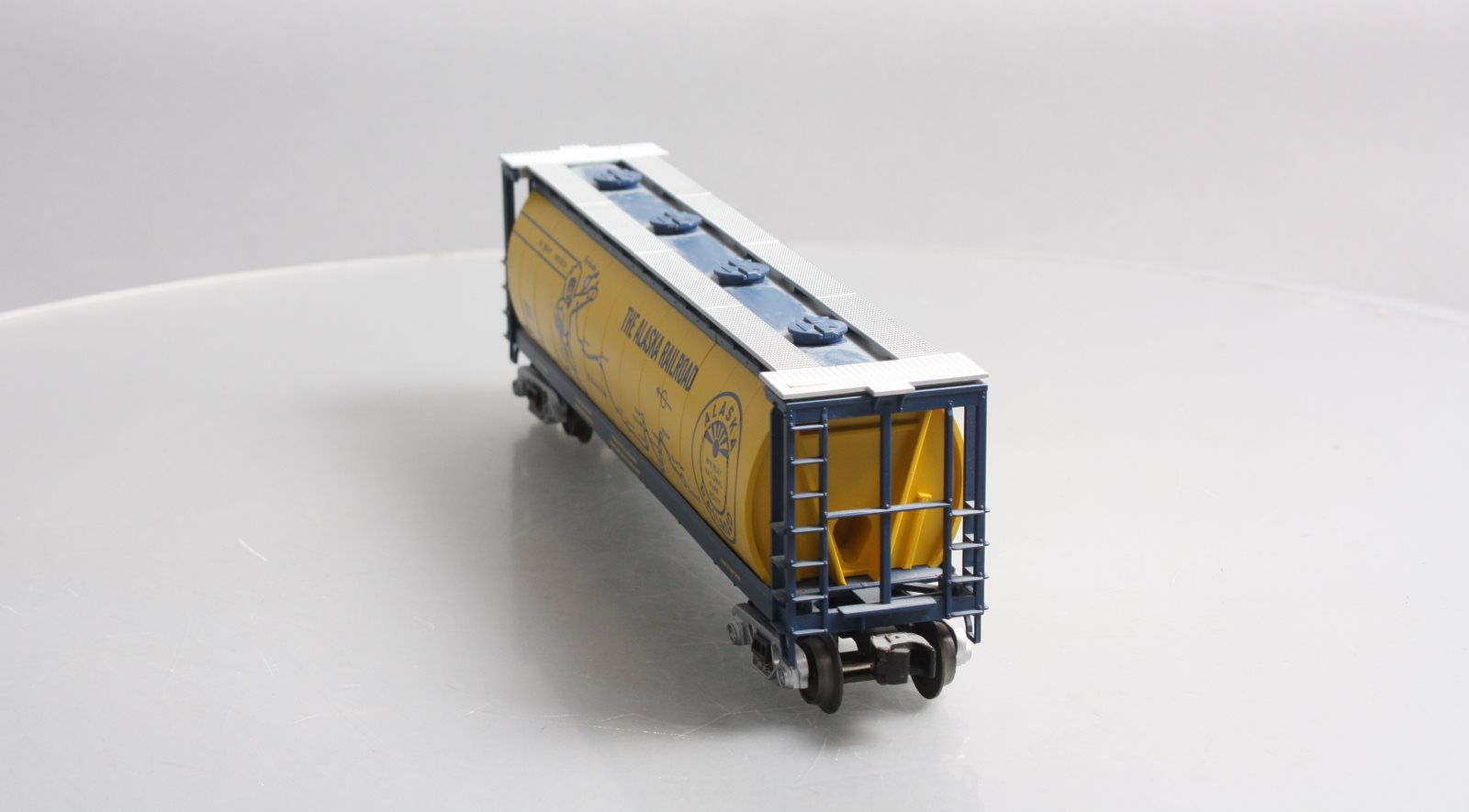 MTH 30-75225 Alaska Railroad 4-Bay Cylindrical Hopper Car #1914 MT/Box