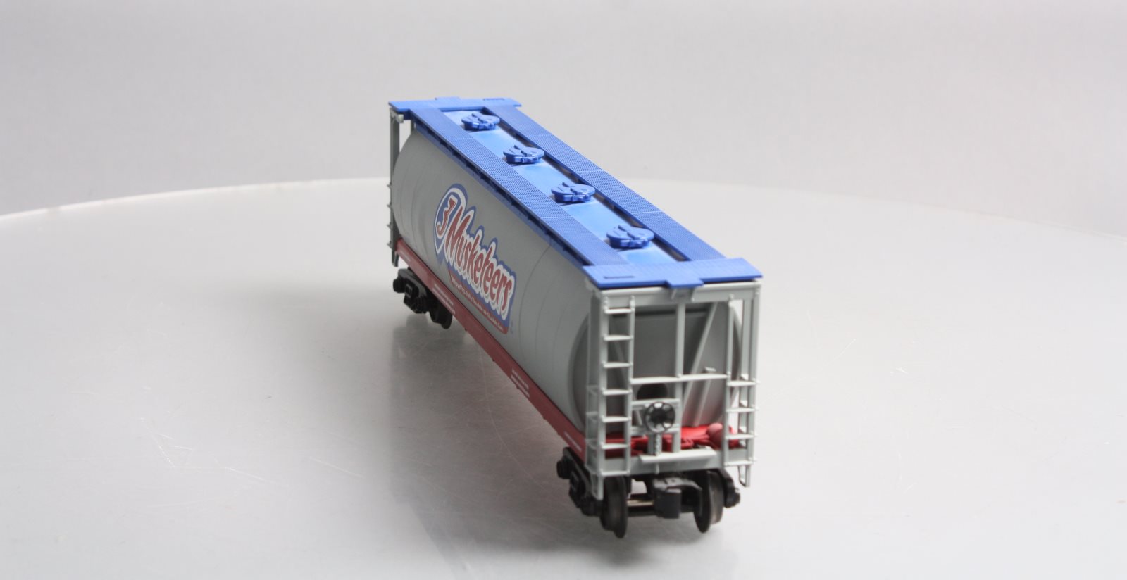 MTH 30-75301 3 Musketeers 4-Bay Cylindrical Hopper Car