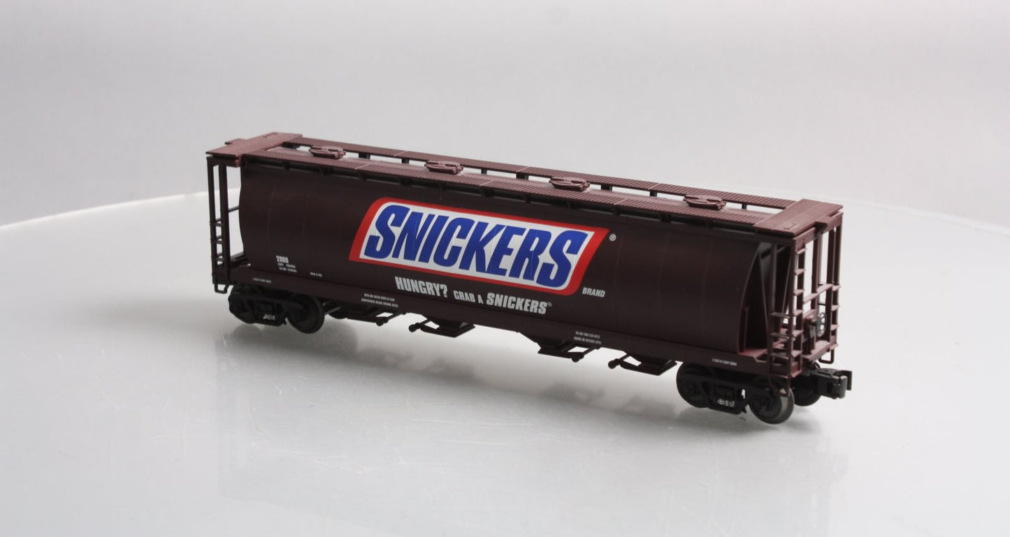 MTH 30-75299 O Gauge Snickers 4-Bay Cylindrical Hopper Car