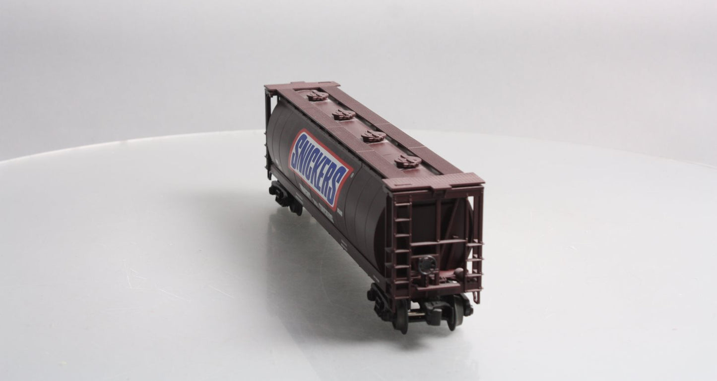 MTH 30-75299 O Gauge Snickers 4-Bay Cylindrical Hopper Car