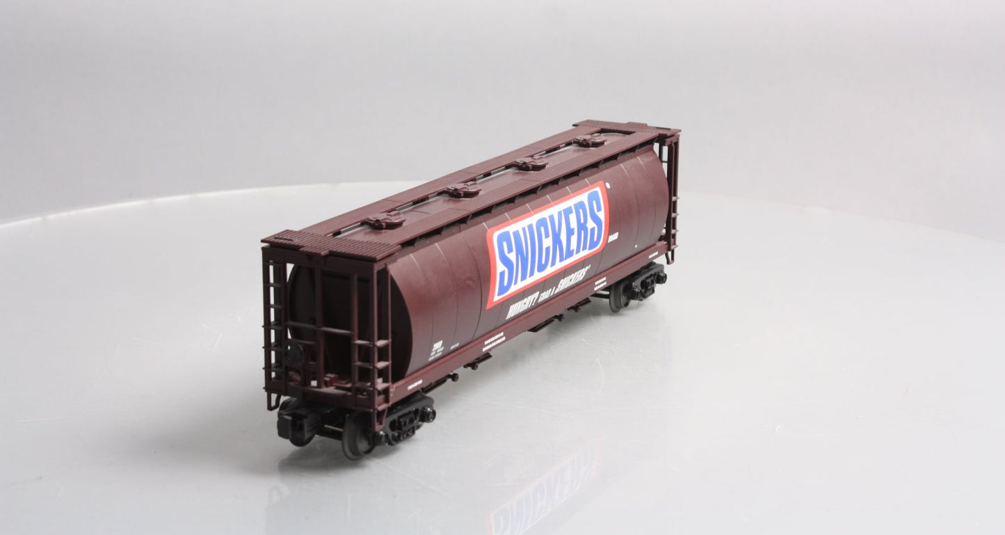 MTH 30-75299 O Gauge Snickers 4-Bay Cylindrical Hopper Car