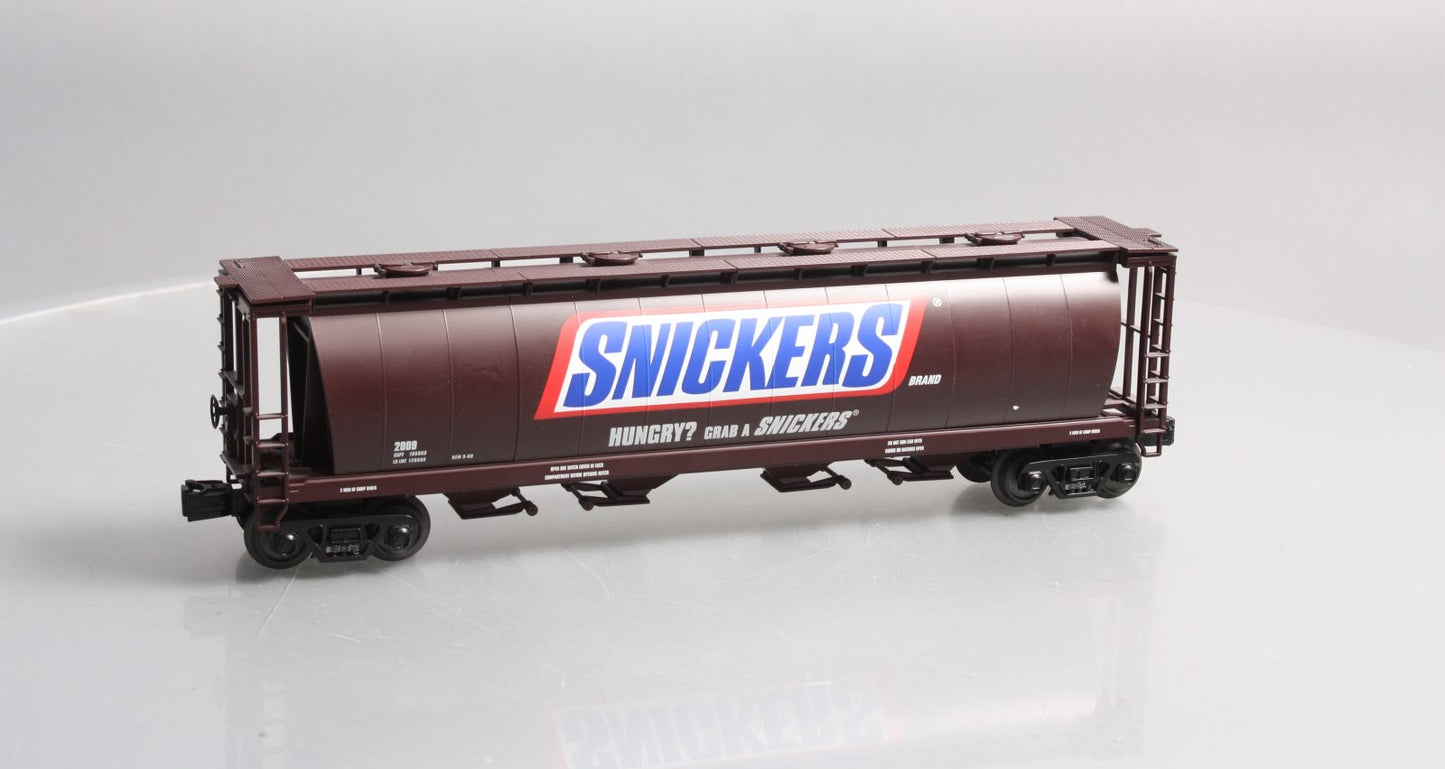 MTH 30-75299 O Gauge Snickers 4-Bay Cylindrical Hopper Car
