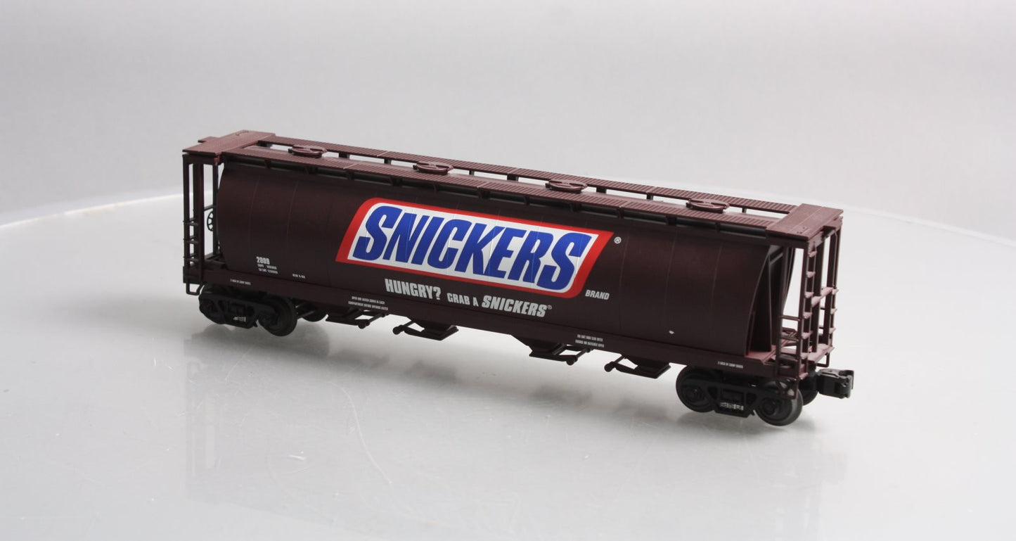 MTH 30-75299 O Gauge Snickers 4-Bay Cylindrical Hopper Car