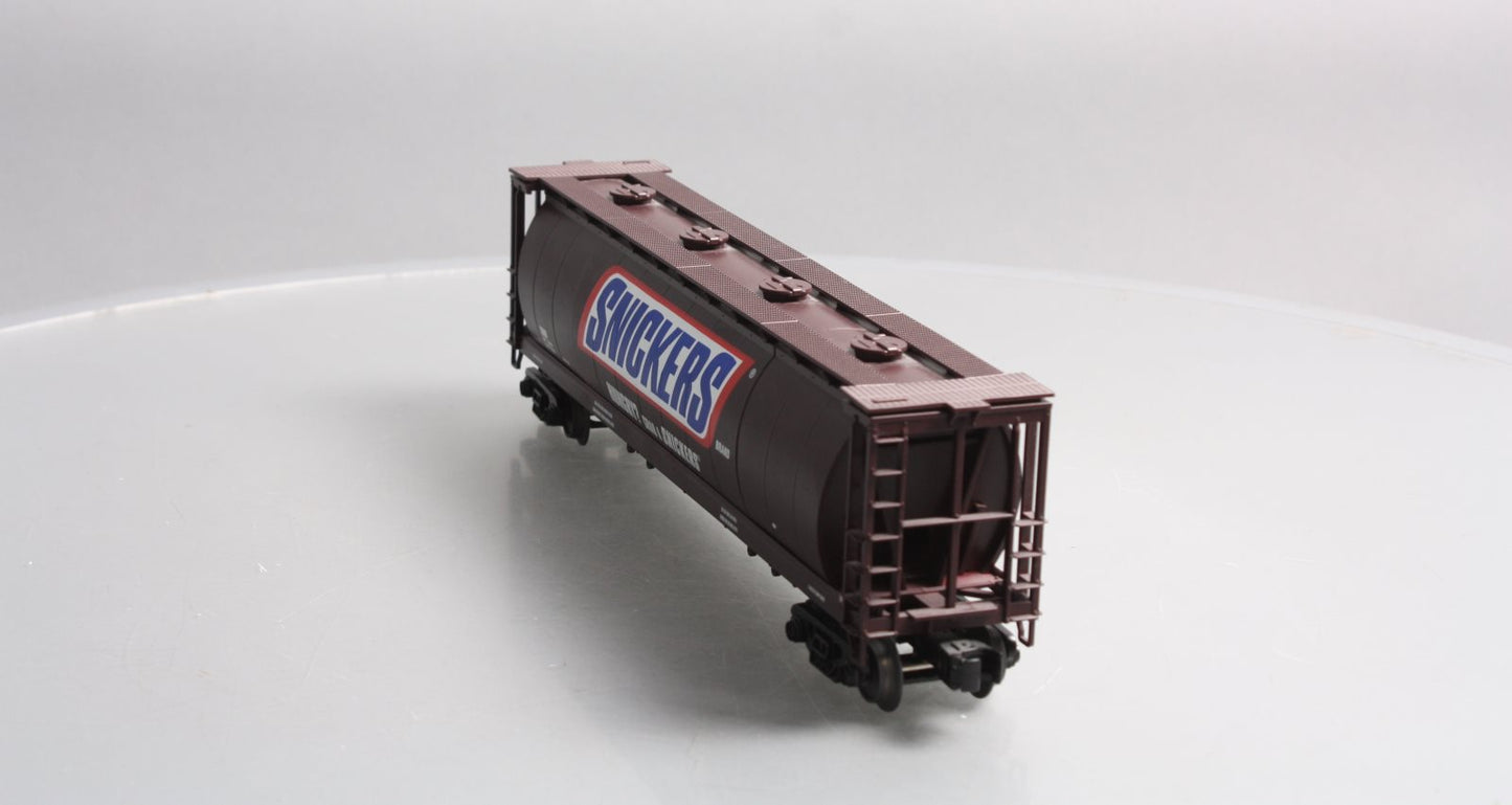 MTH 30-75299 O Gauge Snickers 4-Bay Cylindrical Hopper Car