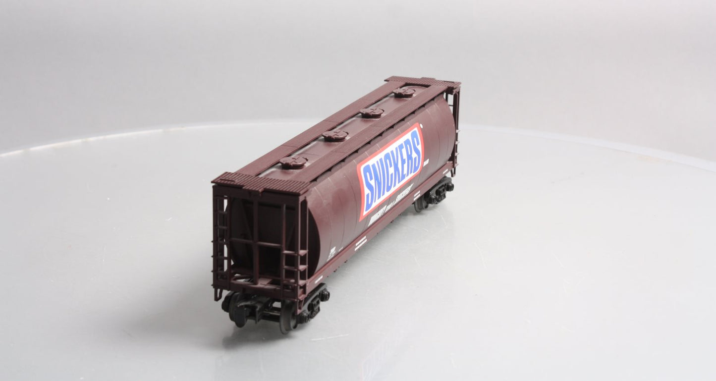 MTH 30-75299 O Gauge Snickers 4-Bay Cylindrical Hopper Car