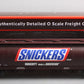 MTH 30-75299 O Gauge Snickers 4-Bay Cylindrical Hopper Car