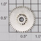 Lionel SLS-11 .95" 44-Tooth/16-Tooth Compound Gear