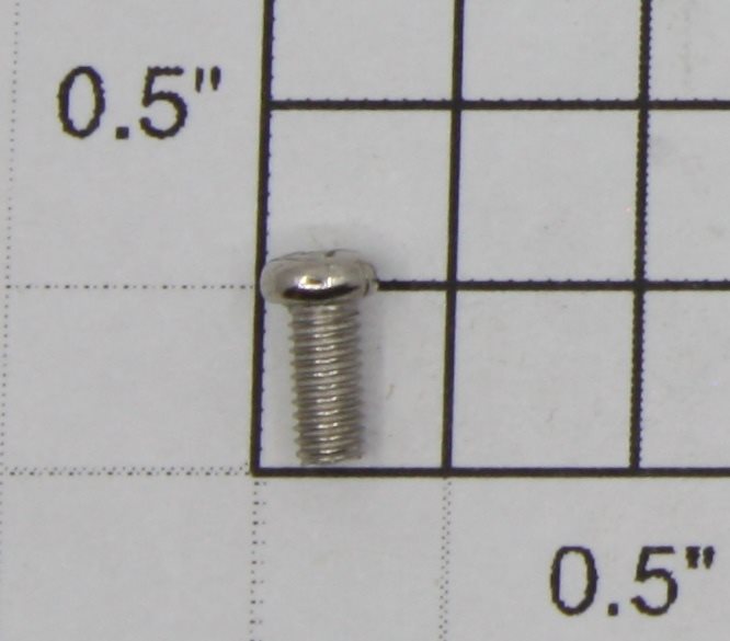 Lionel 5132-60 #4-48 x 3/16" Nickel Phillips Pan Head Machine Screw