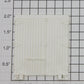 Lionel 5714-14 White Michigan Central Reefer Car Door with Guides