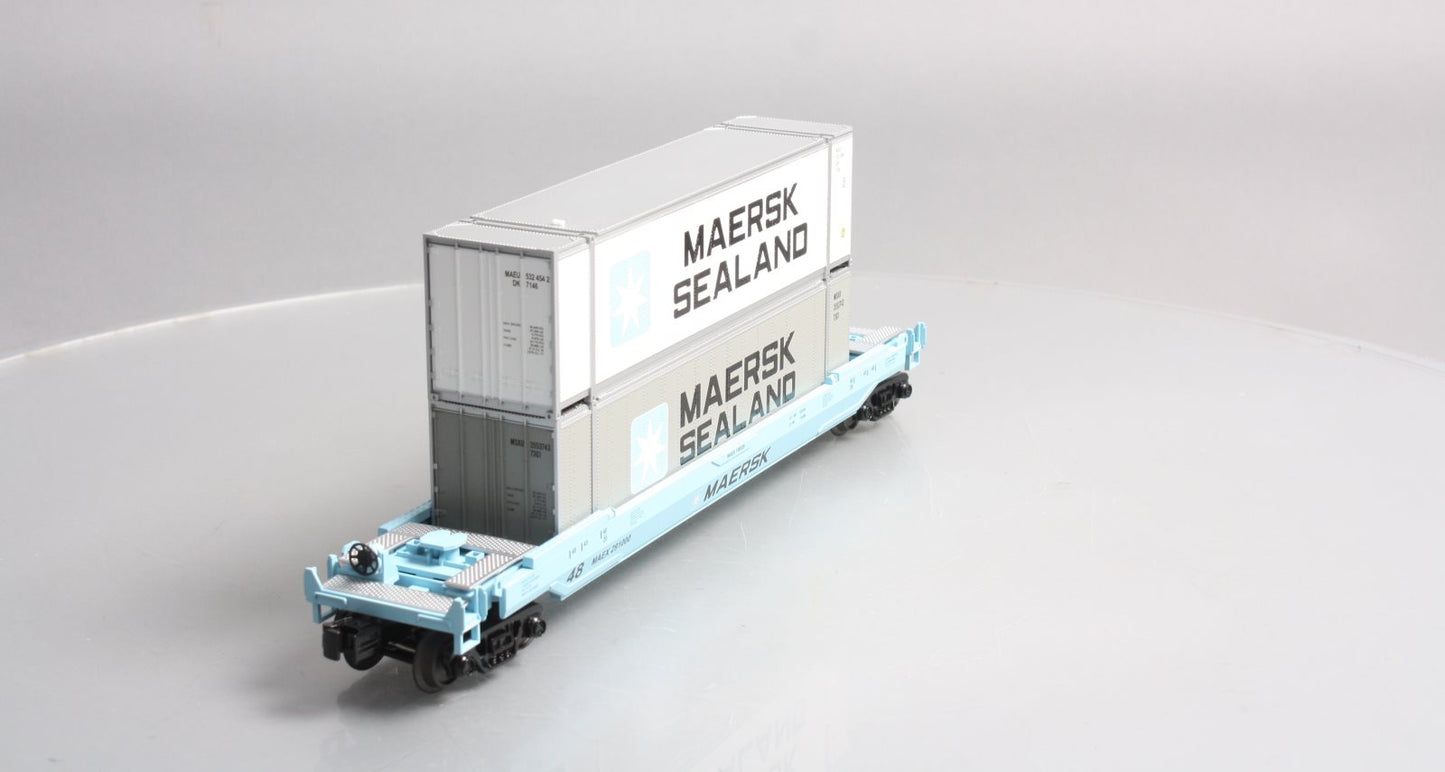 MTH 30-76320 Maersk Husky Stack Car V2