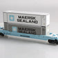 MTH 30-76320 Maersk Husky Stack Car V2