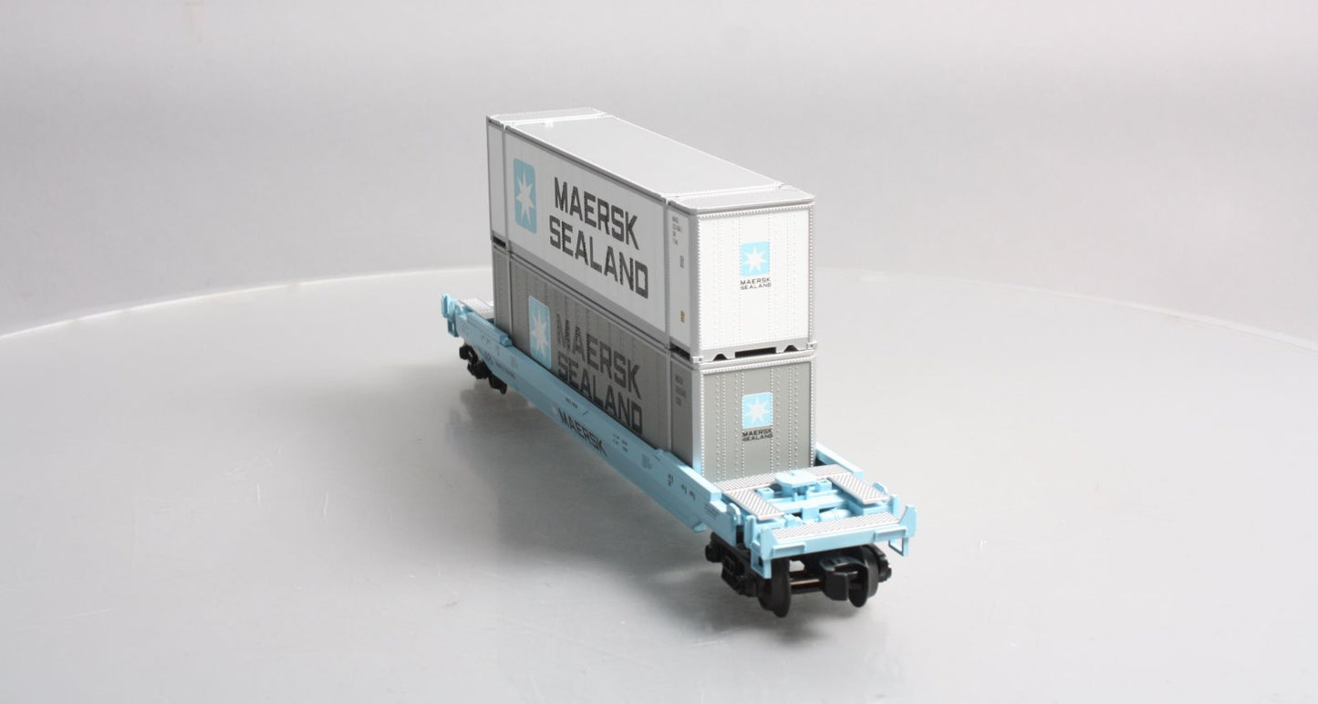 MTH 30-76320 Maersk Husky Stack Car V2
