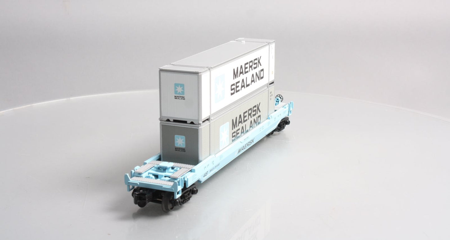 MTH 30-76320 Maersk Husky Stack Car V2